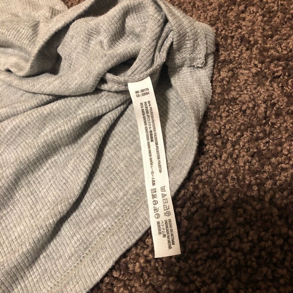 Free People high neck gray tank - Picture 4 of 4
